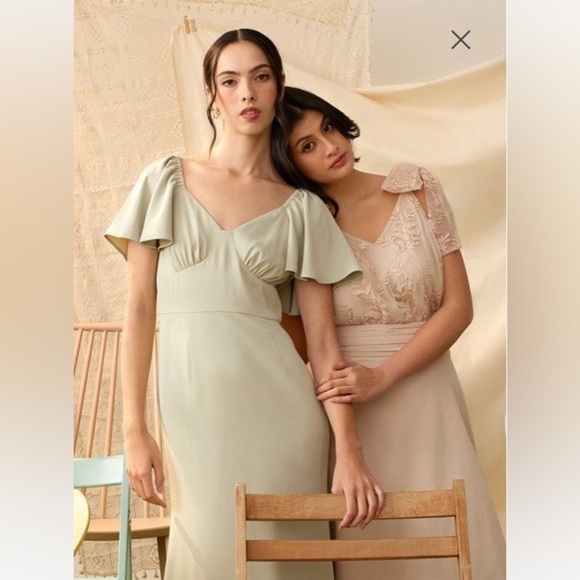 Love Bonito Flutter Sleeve Dress size 4 - Picture 3 of 7